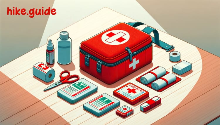 first-aid kit knolling