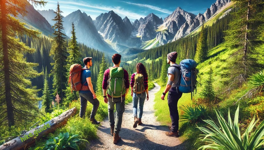 Group of hikers